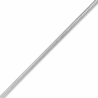 Sterling Silver 045 Gauge Round Snake Chain Anklet - 10"