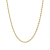 Thumbnail Image 0 of 016 Gauge Rope Chain Necklace in 10K Solid Gold Bonded Sterling Silver - 20"