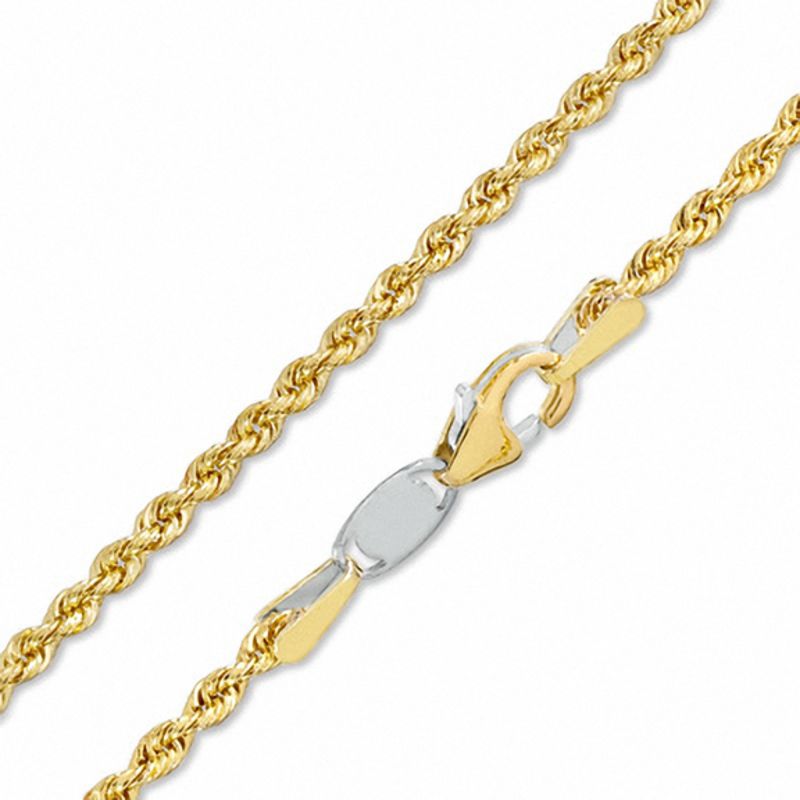 10K Gold Bonded Rope Chain - 20