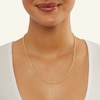 Thumbnail Image 2 of 016 Gauge Rope Chain Necklace in 10K Solid Gold Bonded Sterling Silver - 20"