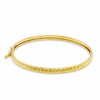 Thumbnail Image 1 of Child's 10K Gold 3.5mm Diamond-Cut Bangle - 3.5"
