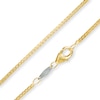 Thumbnail Image 0 of 075 Gauge Box Chain Necklace in 10K Solid Gold Bonded Sterling Silver - 22"