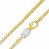 Thumbnail Image 1 of 10K Gold over Sterling Silver 1.55mm Box Chain Necklace - 20"