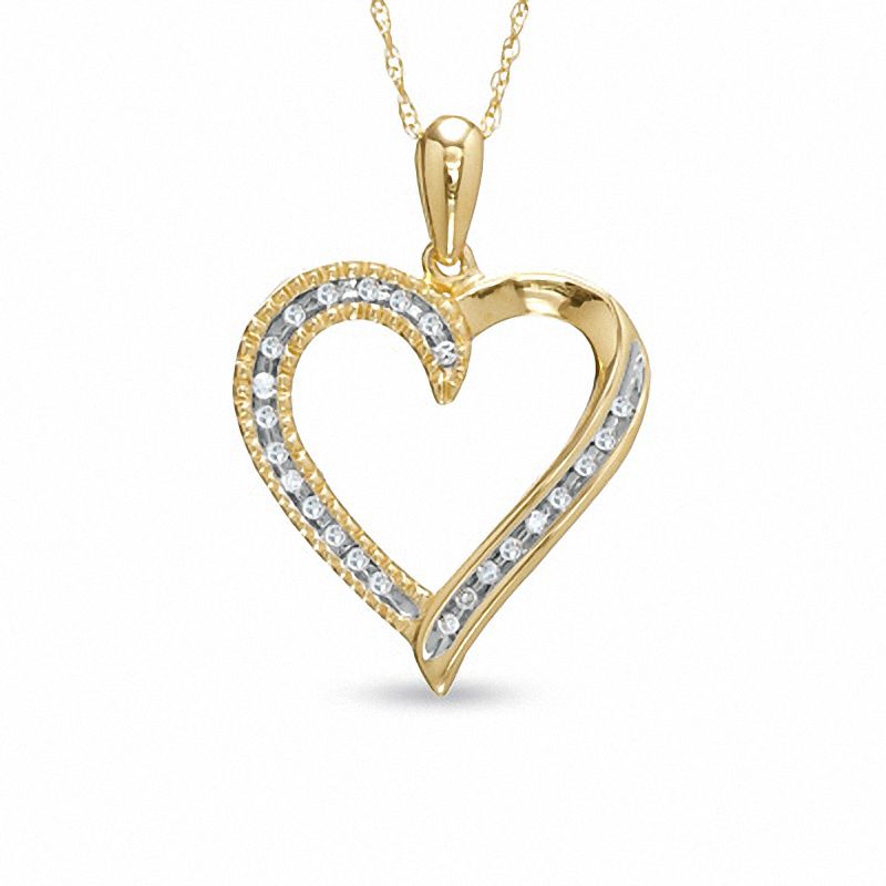 Second Hand 18ct Gold Heart Necklace | RH Jewellers