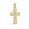 Thumbnail Image 1 of Cubic Zirconia Cross Charm in 10K Gold