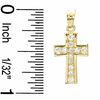 Thumbnail Image 2 of Cubic Zirconia Cross Charm in 10K Gold