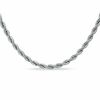 Thumbnail Image 1 of Stainless Steel 2.2mm Rope Chain Necklace - 24"