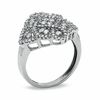 Thumbnail Image 2 of 5/8 CT. T.W. Diamond Woven Ring in 10K White Gold - Size 7