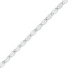 Thumbnail Image 0 of 14K White Gold over Sterling Silver 060 Gauge Brilliantina Chain Anklet - 9"
