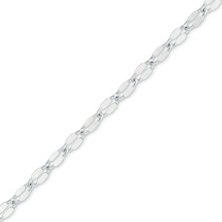 14K Gold over Sterling Silver 060 Gauge Brilliantina Chain Anklet