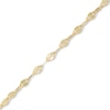 Thumbnail Image 0 of 14K Gold over Sterling Silver 060 Gauge Brilliantina Chain Anklet - 9"