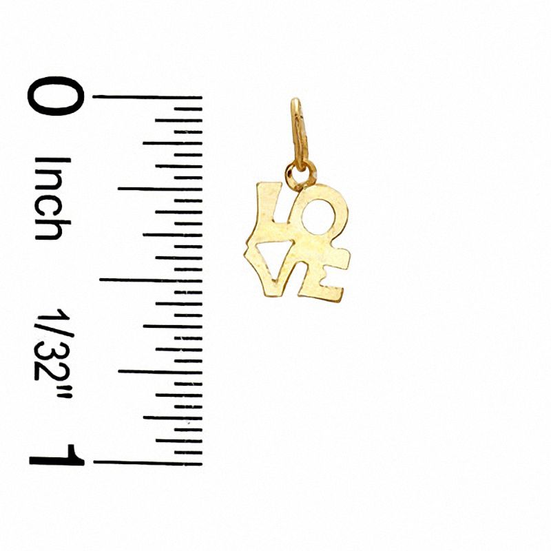 Main Image 2 of LOVE Charm in 10K Gold
