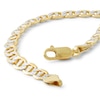 Thumbnail Image 2 of Made in Italy Reversible 140 Gauge Mariner Chain Bracelet in 14K Gold over Silver - 8"