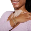 Thumbnail Image 6 of Made in Italy Reversible 140 Gauge Mariner Chain Bracelet in 14K Gold over Silver - 8"