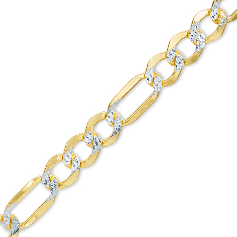 Curb Bracelet FB Jewels Solid 14K White Gold Oval ID Semi 