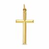 Thumbnail Image 0 of Small Polished Cross Charm in 14K Gold