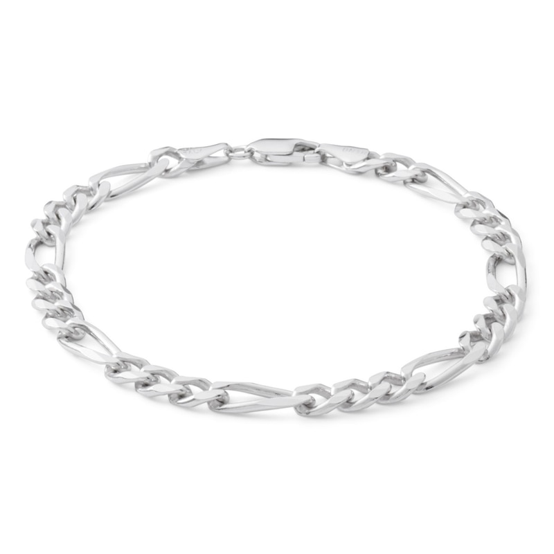Made in Italy 150 Gauge Figaro Chain Bracelet in Sterling Silver - 8"
