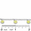 Thumbnail Image 2 of Child's Yellow Daisy Charm Bracelet in Sterling Silver - 5.5"