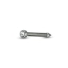 Thumbnail Image 0 of 020 Gauge 2.0mm Crystal Stud Piercing Nose Ring in Titanium