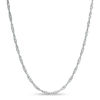 Thumbnail Image 1 of Made in Italy 020 Gauge Singapore Chain Necklace in Sterling Silver - 18"