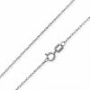 Thumbnail Image 1 of 10K White Gold 0.85mm Rope Chain Necklace - 18"