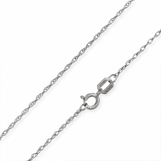 10K Gold 0.85mm Rope Chain Necklace