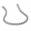 Thumbnail Image 2 of 1/5 CT. T.W. Diamond Tennis Bracelet in Sterling Silver