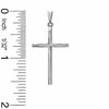 Thumbnail Image 2 of Diamond-Cut Cross Charm in 10K White Gold