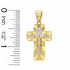 Thumbnail Image 2 of Spanish Our Father Prayer Crucifix Charm in 10K Two-Tone Gold