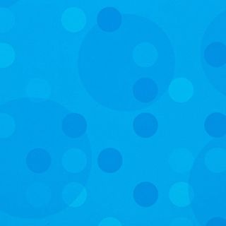 Blue Polka Dot Gift Wrap Instant Large Square Box