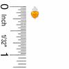 Thumbnail Image 3 of Heart-Shaped Simulated Citrine Pendant and Stud Earrings Set in Sterling Silver with CZ