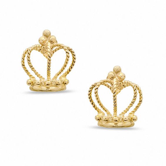 Buy Alluring Diamond Crown Star Stud Earrings Online | ORRA