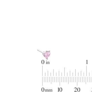 4mm Cubic Zirconia Stud Earring Set in Sterling Silver