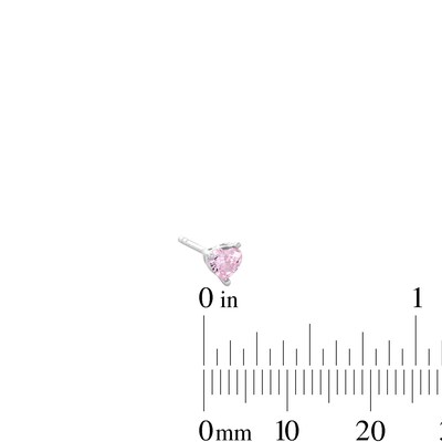 4mm Cubic Zirconia Stud Earring Set in Sterling Silver