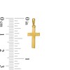 Polished Cross Charm in 10K Gold