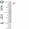 Thumbnail Image 2 of Child's 3mm Star-Shaped Pink Cubic Zirconia Stud Earrings in 14K Gold