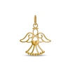 Thumbnail Image 1 of Polished Angel Holding Heart Charm in 10K Gold