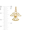 Thumbnail Image 2 of Polished Angel Holding Heart Charm in 10K Gold
