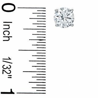 Cubic Zirconia Open Heart Pendant and 6mm Stud Earrings Set in Sterling Silver