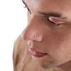 Thumbnail Image 2 of 14K Semi-Solid, Hollow, and Solid Gold CZ Nose Stud Set - 22G