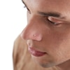 Thumbnail Image 4 of 14K Semi-Solid, Hollow, and Solid Gold CZ Nose Stud Set - 22G