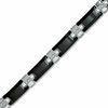 Thumbnail Image 1 of 1/8 CT. T.W. Diamond 8mm Bracelet in Black Tungsten and Stainless Steel - 8.5"