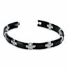 Thumbnail Image 2 of 1/8 CT. T.W. Diamond 8mm Bracelet in Black Tungsten and Stainless Steel - 8.5"