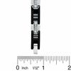 Thumbnail Image 3 of 1/8 CT. T.W. Diamond 8mm Bracelet in Black Tungsten and Stainless Steel - 8.5"