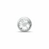 Thumbnail Image 1 of 014 Gauge 4mm Dermal Anchor Topper with White Crystal in Titanium