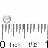Thumbnail Image 2 of 014 Gauge 4mm Dermal Anchor Topper with White Crystal in Titanium
