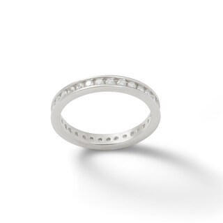 Child's Cubic Zirconia Eternity Band in Sterling Silver