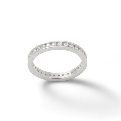 Child's Cubic Zirconia Eternity Band in Sterling Silver