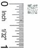 Cubic Zirconia Heart Pendant and 6mm Stud Earrings Set in Sterling Silver