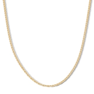 14K Gold Bonded Mariner Chain - 18"